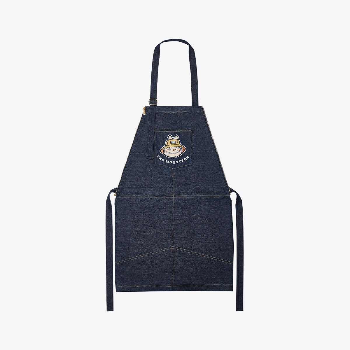 Labubu Denim Apron Bag - Stylish & Durable Nature-Inspired Tote - Image 3
