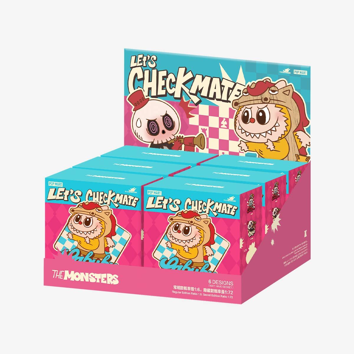 Labubu Complete 6 Magnet Set – Let’s Checkmate Series (Complete Edition)