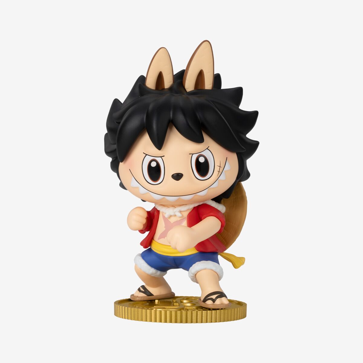 Labubu x One Piece Figure Monkey D. Luffy